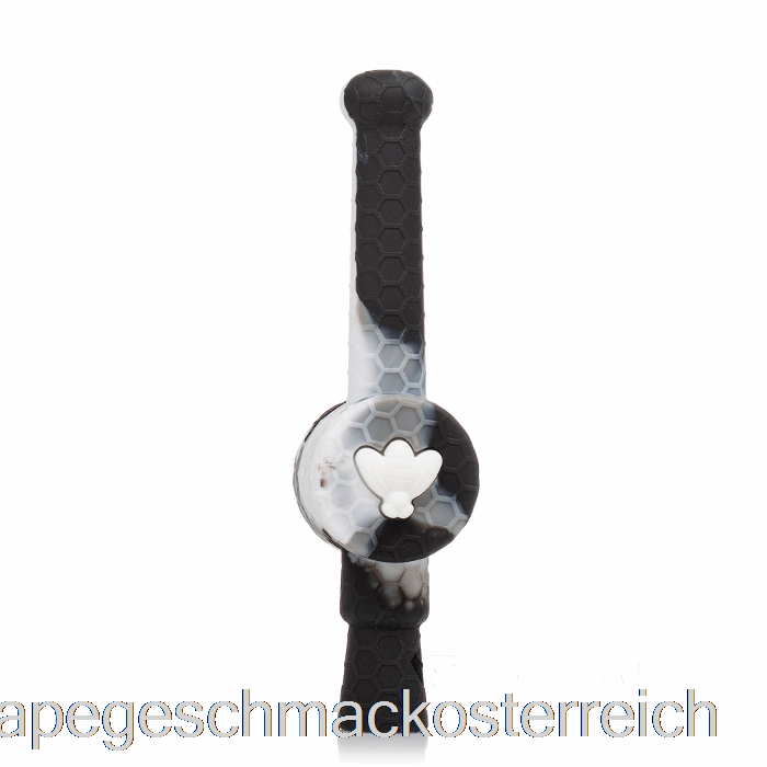 Stratus Reclaimer Honey Dipper Silikon Dab Straw Marmorgrau (schwarz / Grau / Weiß) Vape-Geschmack
